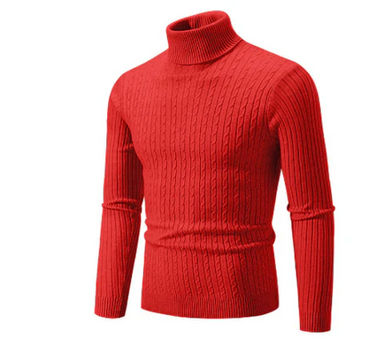 Pulls à col roulé chauds pour homme