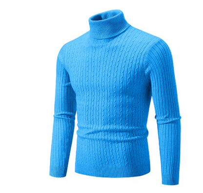 Pulls à col roulé chauds pour homme