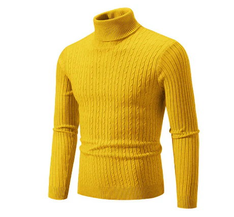 Pulls à col roulé chauds pour homme