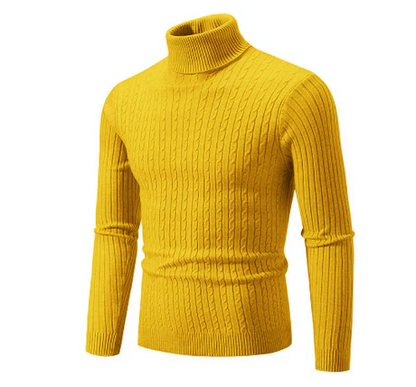 Pulls à col roulé chauds pour homme