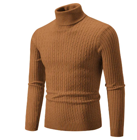 Pulls à col roulé chauds pour homme