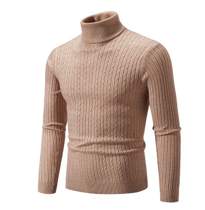 Pulls à col roulé chauds pour homme