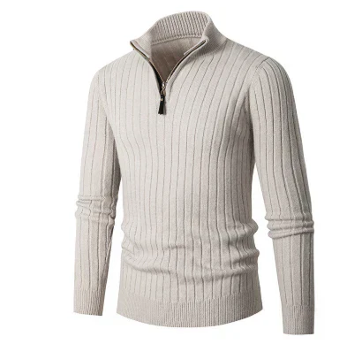 Pull homme moderne demi-zip