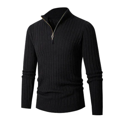 Pull homme moderne demi-zip