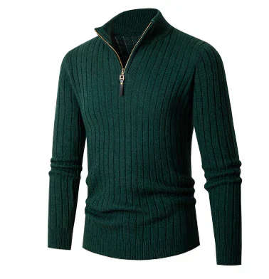 Pull homme moderne demi-zip