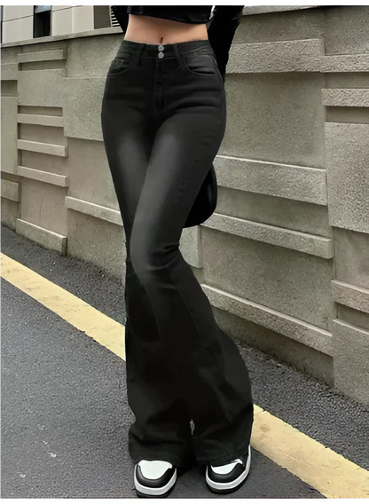 Jean slim femme taille haute coupe ajustée
