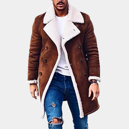 Manteau d'hiver élégant pour homme, chaud