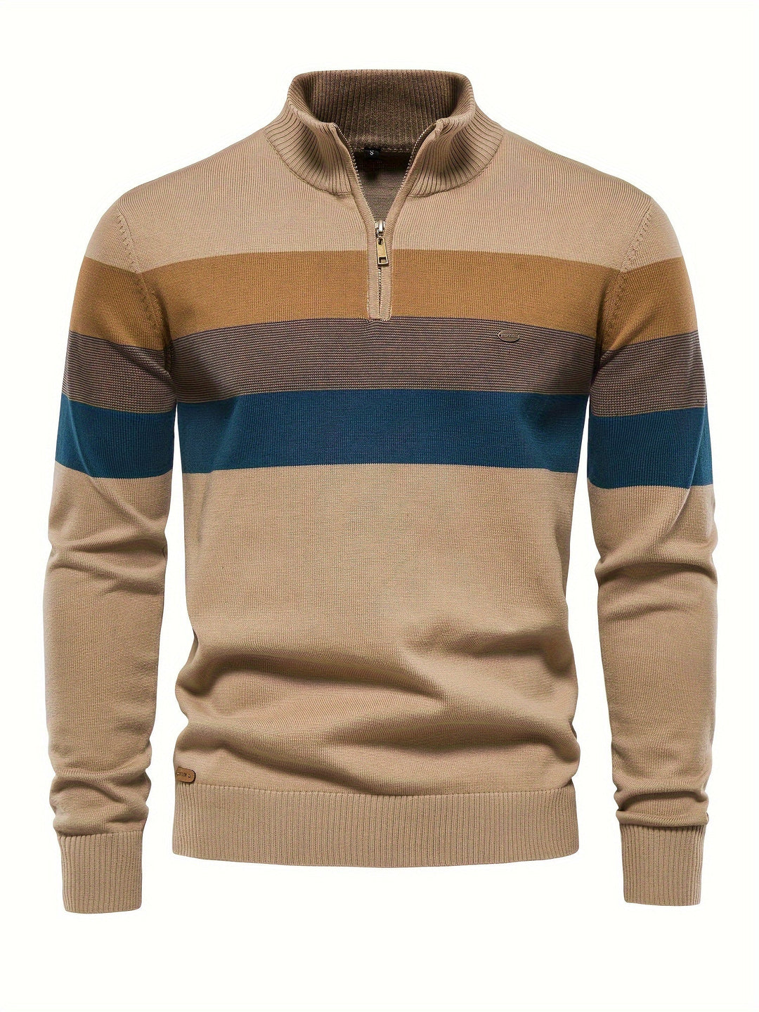 Pull Homme Tricot Demi-Zip