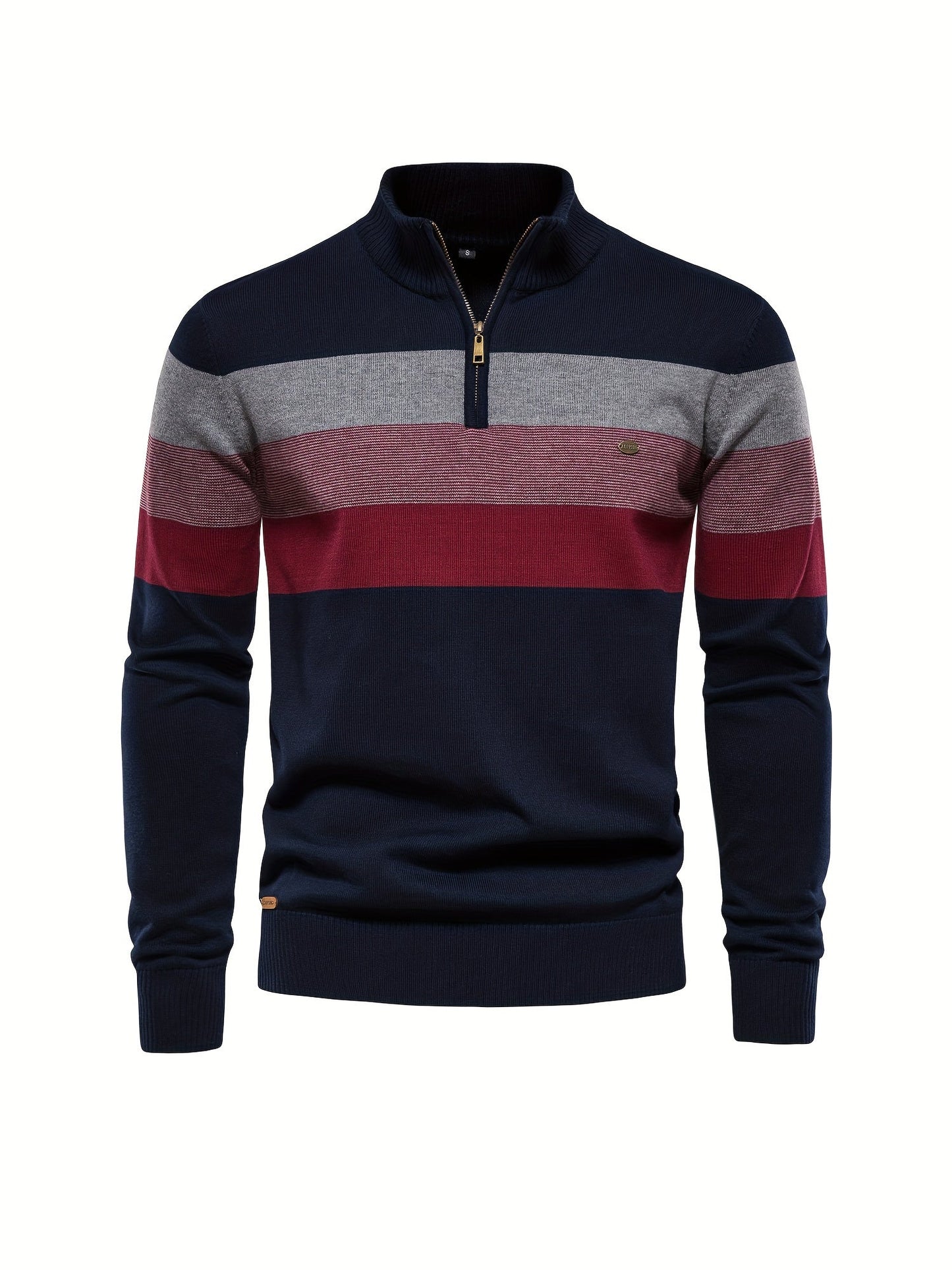 Pull Homme Tricot Demi-Zip