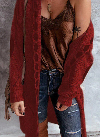 Cardigan long et élégant pour femme