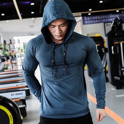 Sweat à capuche sport respirant pour homme