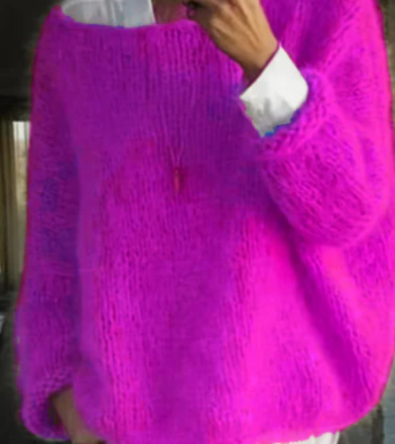 Pull over ample pour femme, doux et confortable