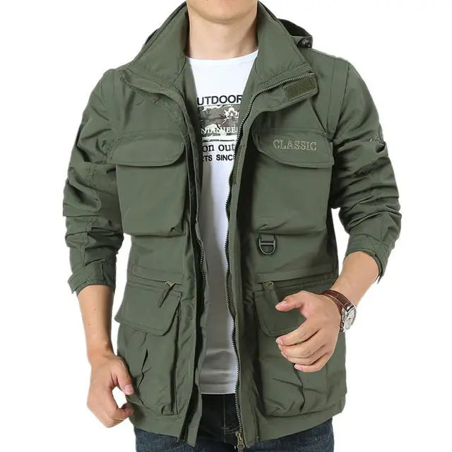 Veste d'automne homme imperméable coupe-vent