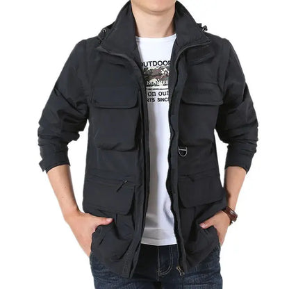 Veste d'automne homme imperméable coupe-vent