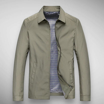 Blouson Harrington à carreaux classique pour homme