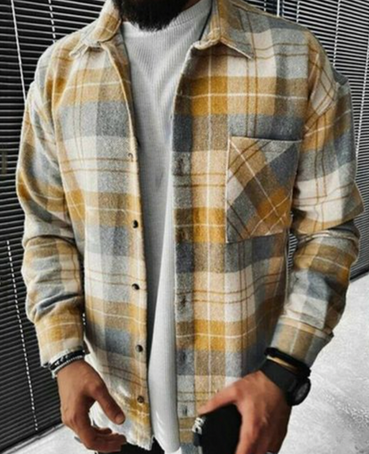 Chemise Homme Carreaux Coupe Moderne