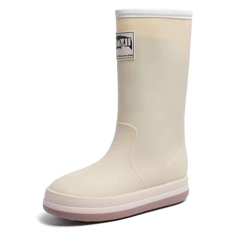 Bottes imperméables femme Bottes de pluie extérieures antidérapantes