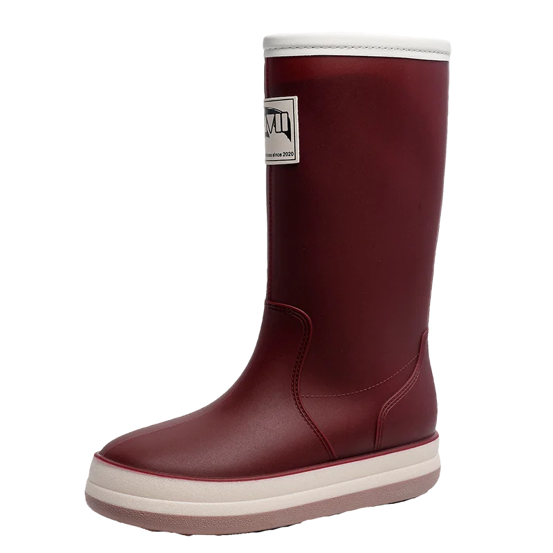 Bottes imperméables femme Bottes de pluie extérieures antidérapantes