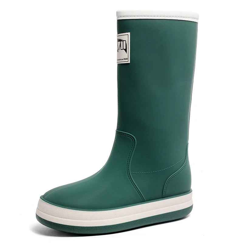 Bottes imperméables femme Bottes de pluie extérieures antidérapantes