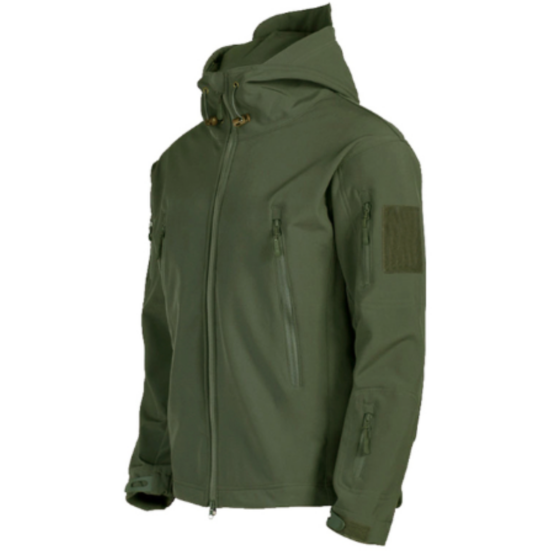 Veste d'extérieur robuste pour homme style militaire