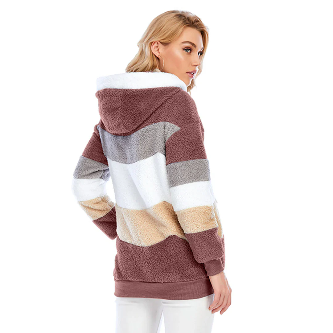 Veste douillette femme chaude angora