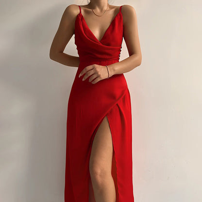 Robe d'été Ibiza Satin Élégante
