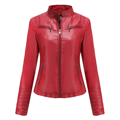 Veste en cuir femme design tendance automne