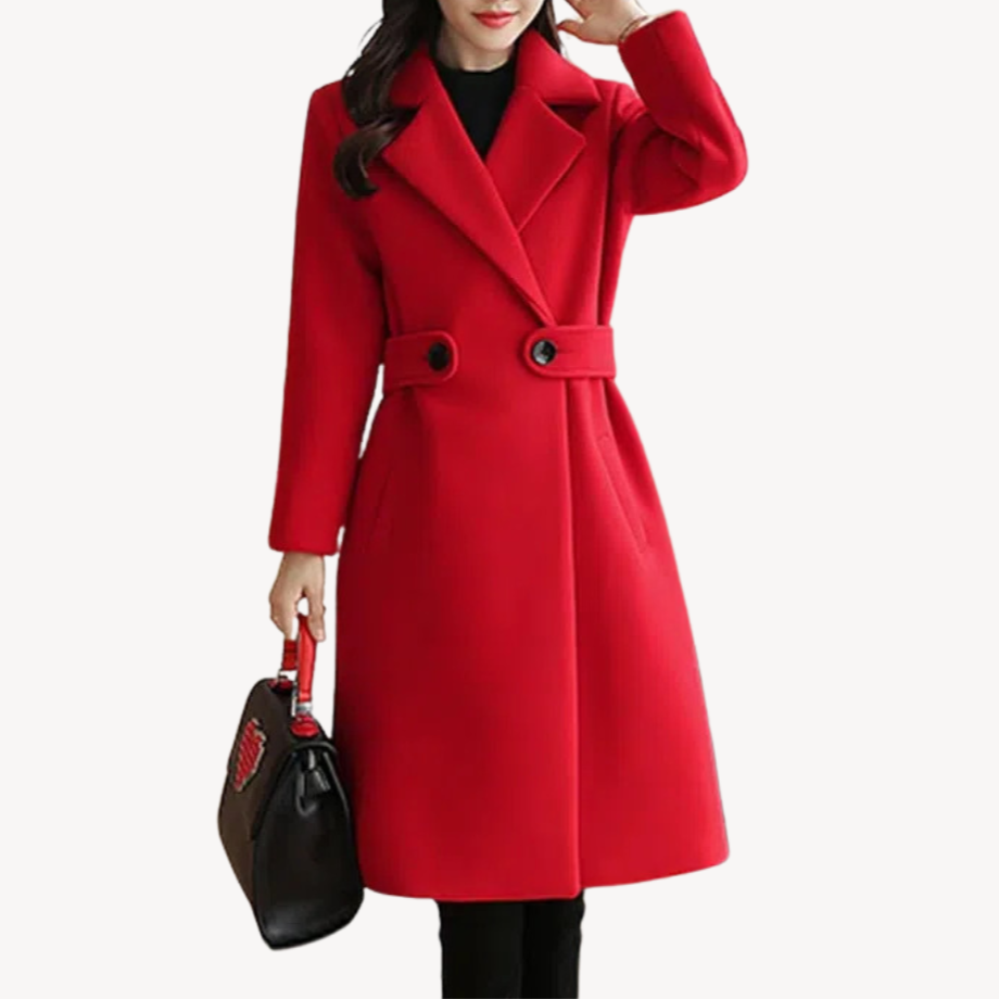 Trench-coat en laine élégant pour femme