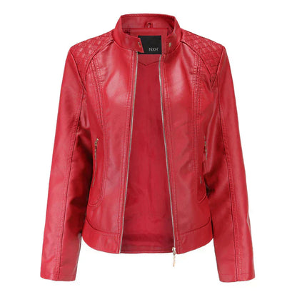 Alda - Blouson en cuir Modern Chic