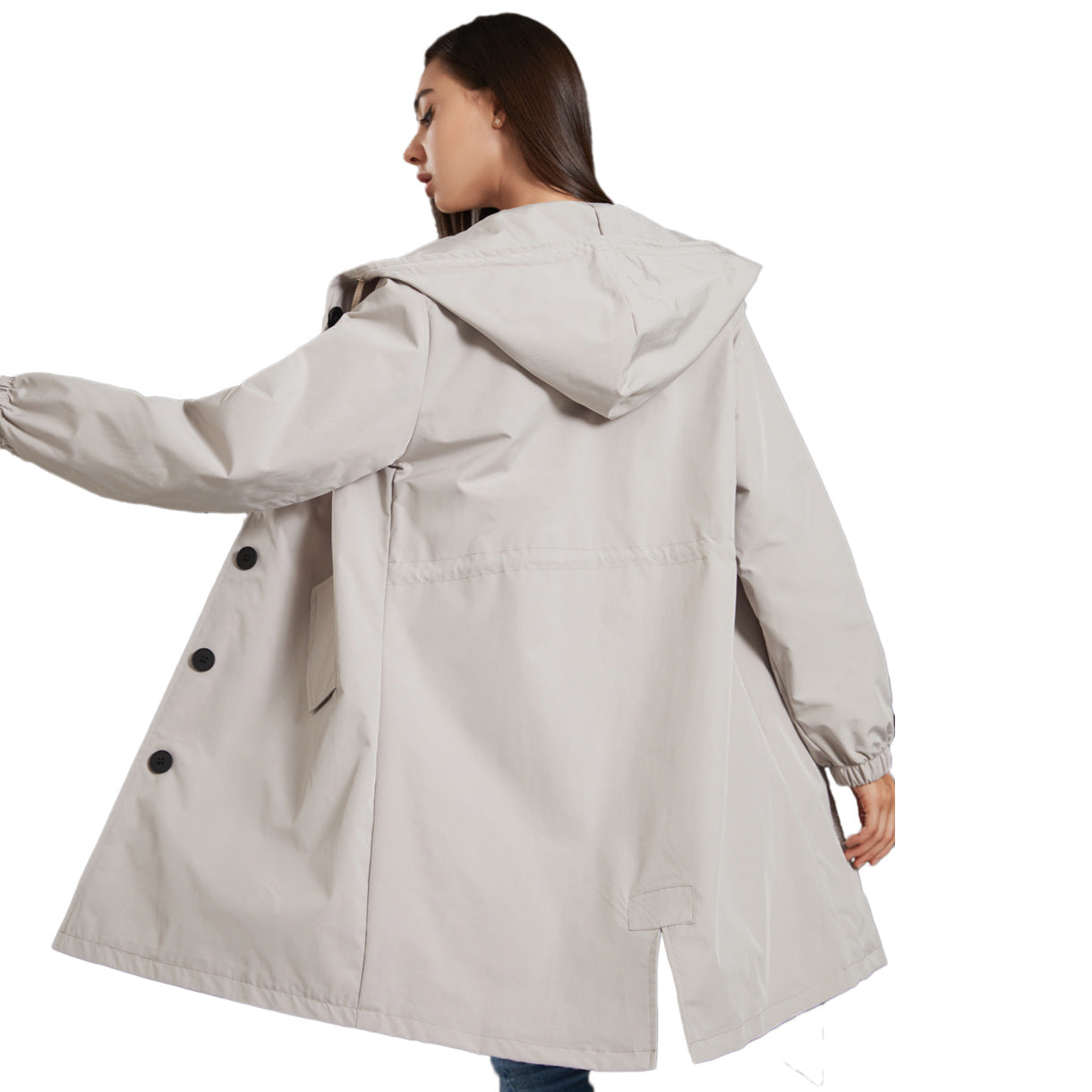 Praktische Regenjacke Wasserdicht - IdealeKleiden