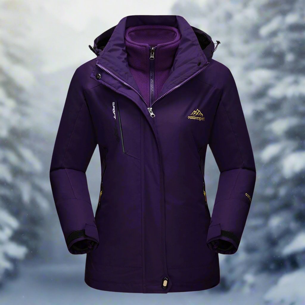 Veste imperméable isolée coupe-vent