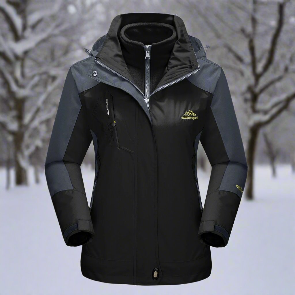 Veste imperméable isolée coupe-vent