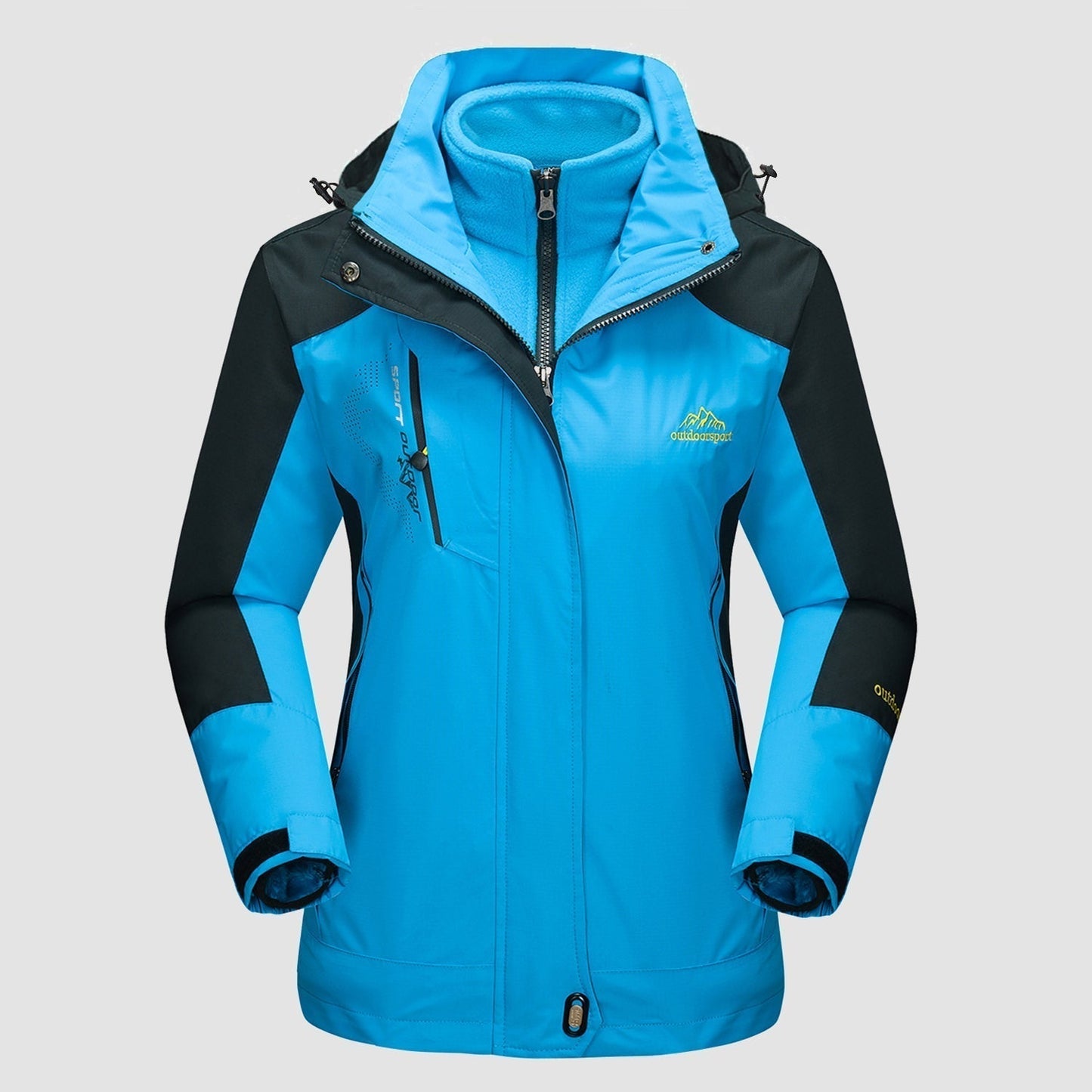 Veste imperméable isolée coupe-vent