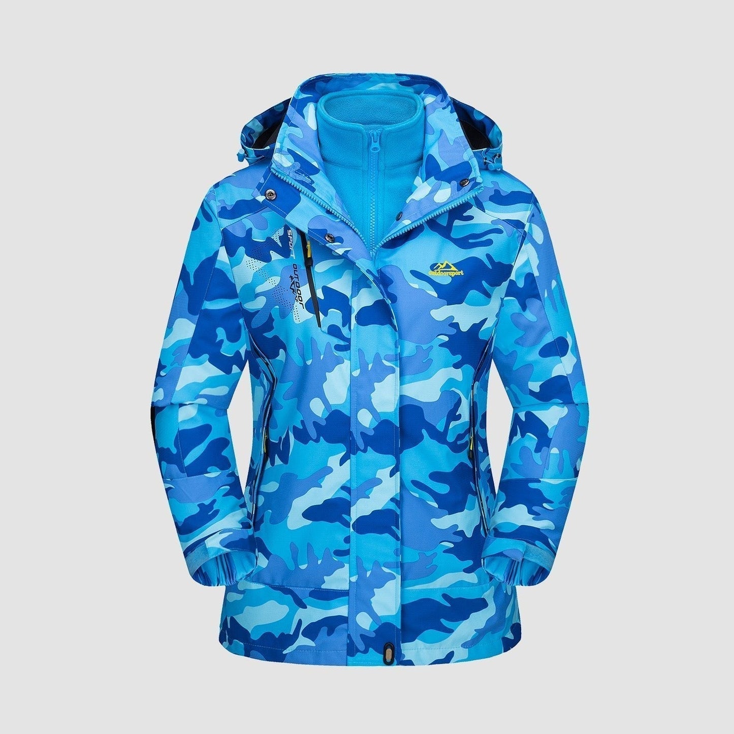 Veste imperméable isolée coupe-vent