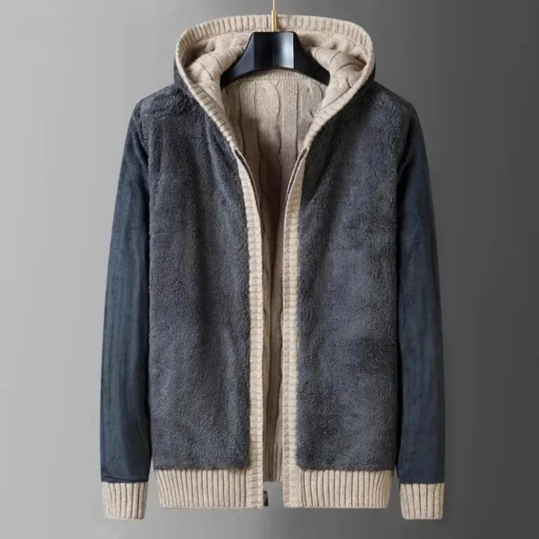 Kuschelige Wollpullover Mit Kapuze - IdealeKleiden