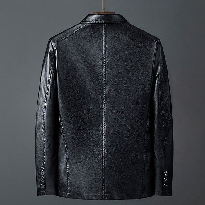 Elegante Lederjacke Klassisches Design - IdealeKleiden