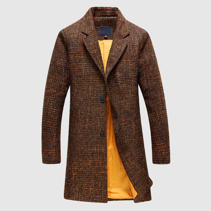 Élégant manteau de laine style Lazio