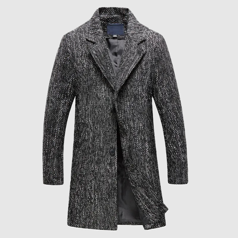 Élégant manteau de laine style Lazio