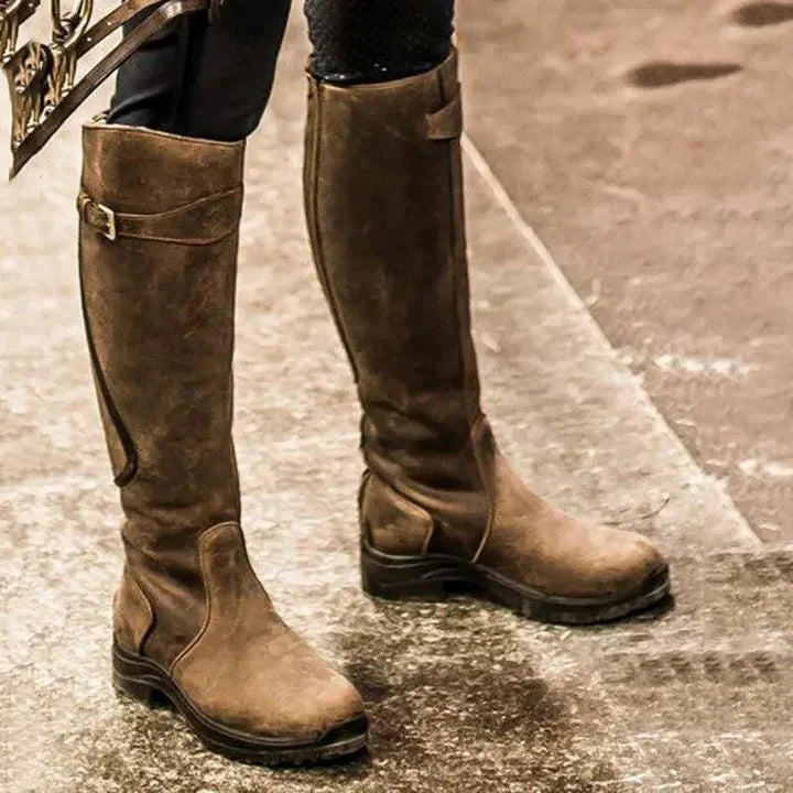 Bottes d'équitation stables pour femmes de haute qualité