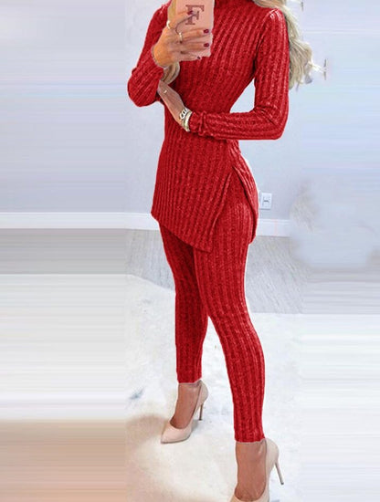 Ensemble Élégant Deux Pièces pour Femme Chic