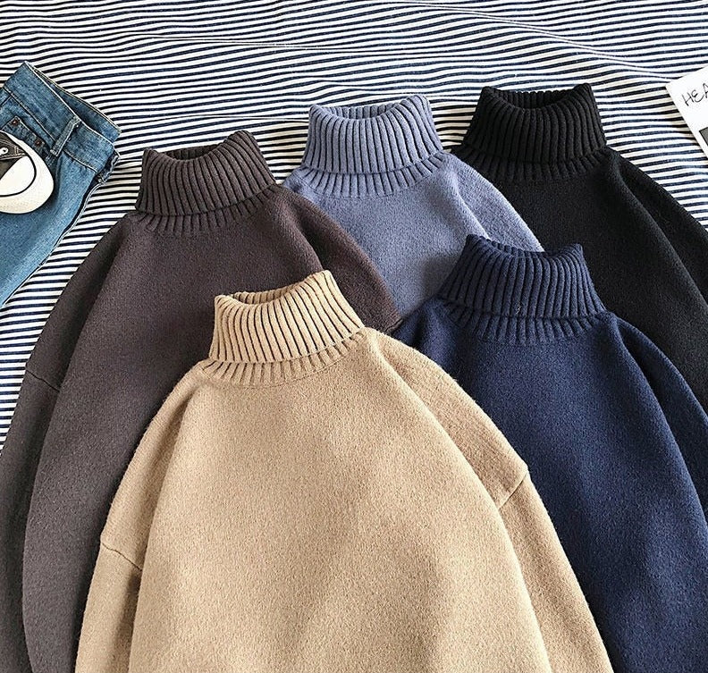 Großer Strickpullover Warm Winter - IdealeKleiden