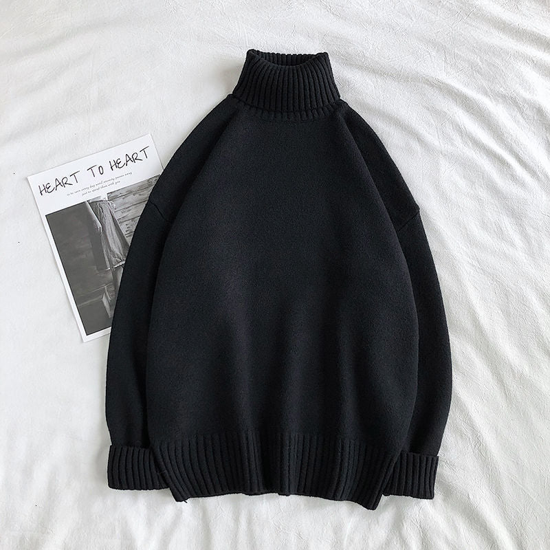 Grand pull tricoté chaud Hiver