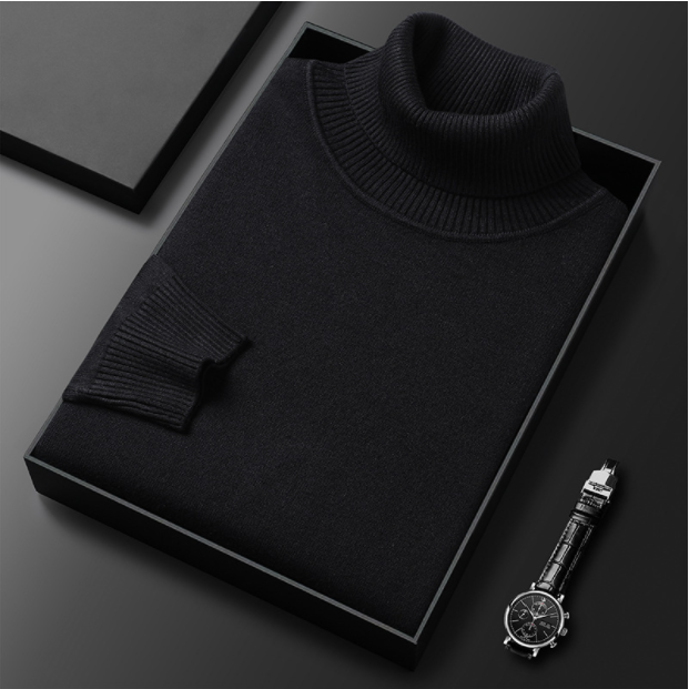 Pull col roulé stylé pour hommes
