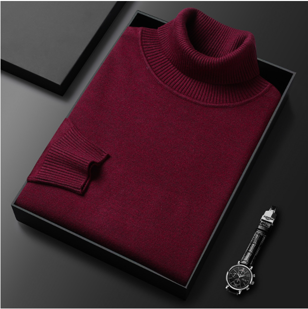 Pull col roulé stylé pour hommes