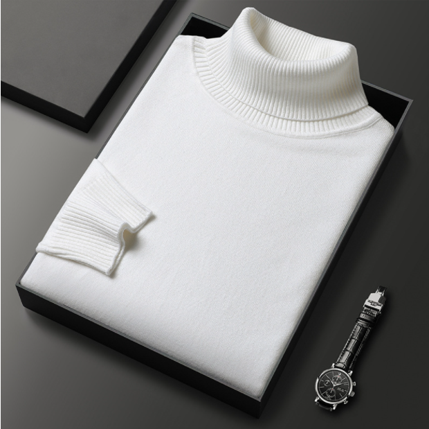 Pull col roulé stylé pour hommes