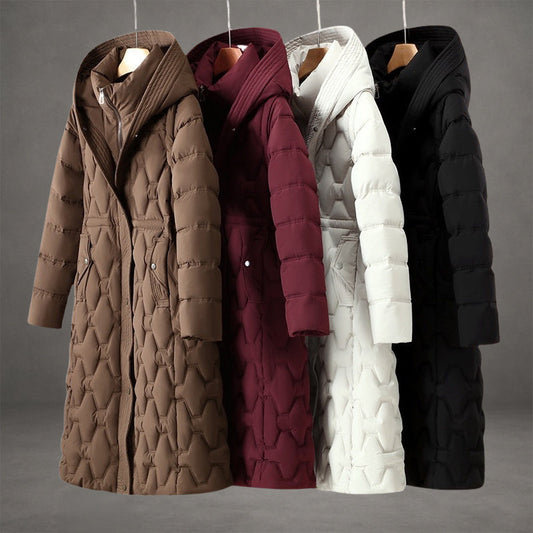 Kapuzen-Mantel Damen Warm Puffer Steppjacke - IdealeKleiden
