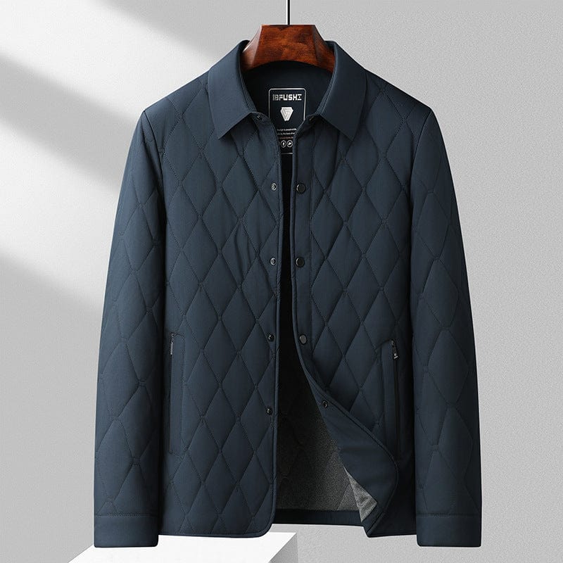 Manteau d'hiver homme chaud isolé classique