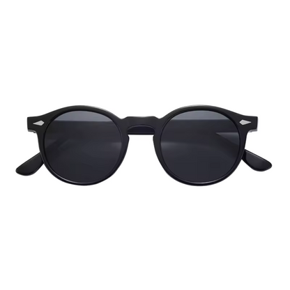 Lunettes de soleil rondes pour hommes, polarisées et élégantes