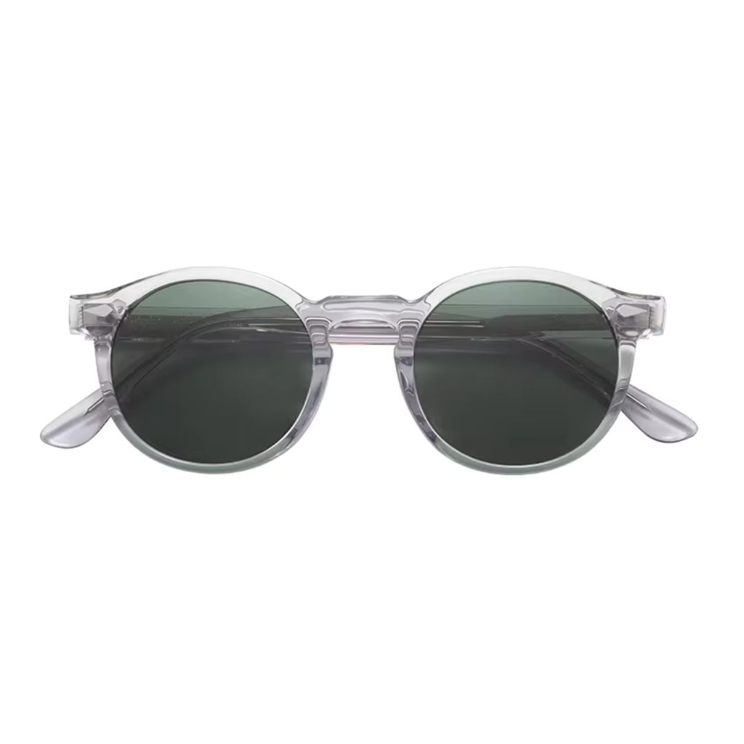 Lunettes de soleil rondes pour hommes, polarisées et élégantes