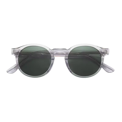 Lunettes de soleil rondes pour hommes, polarisées et élégantes
